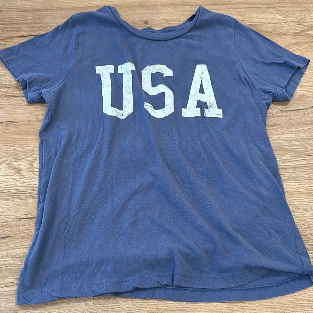 Blue USA Graphic T-Shirt